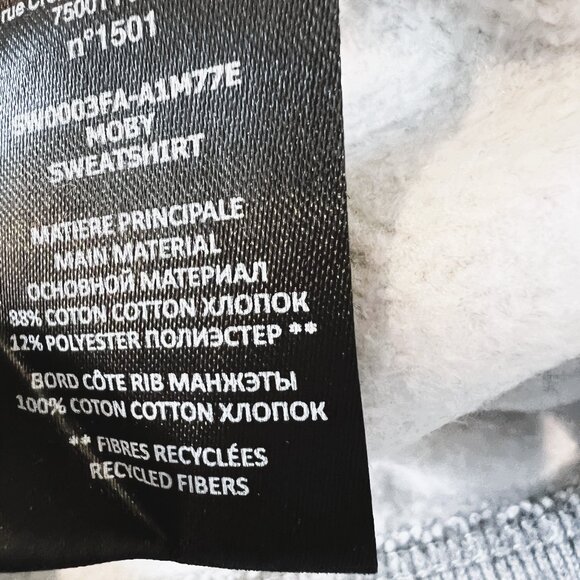 Isabel Marant Gray Oversized Sweatshirt - Picture 10 of 11